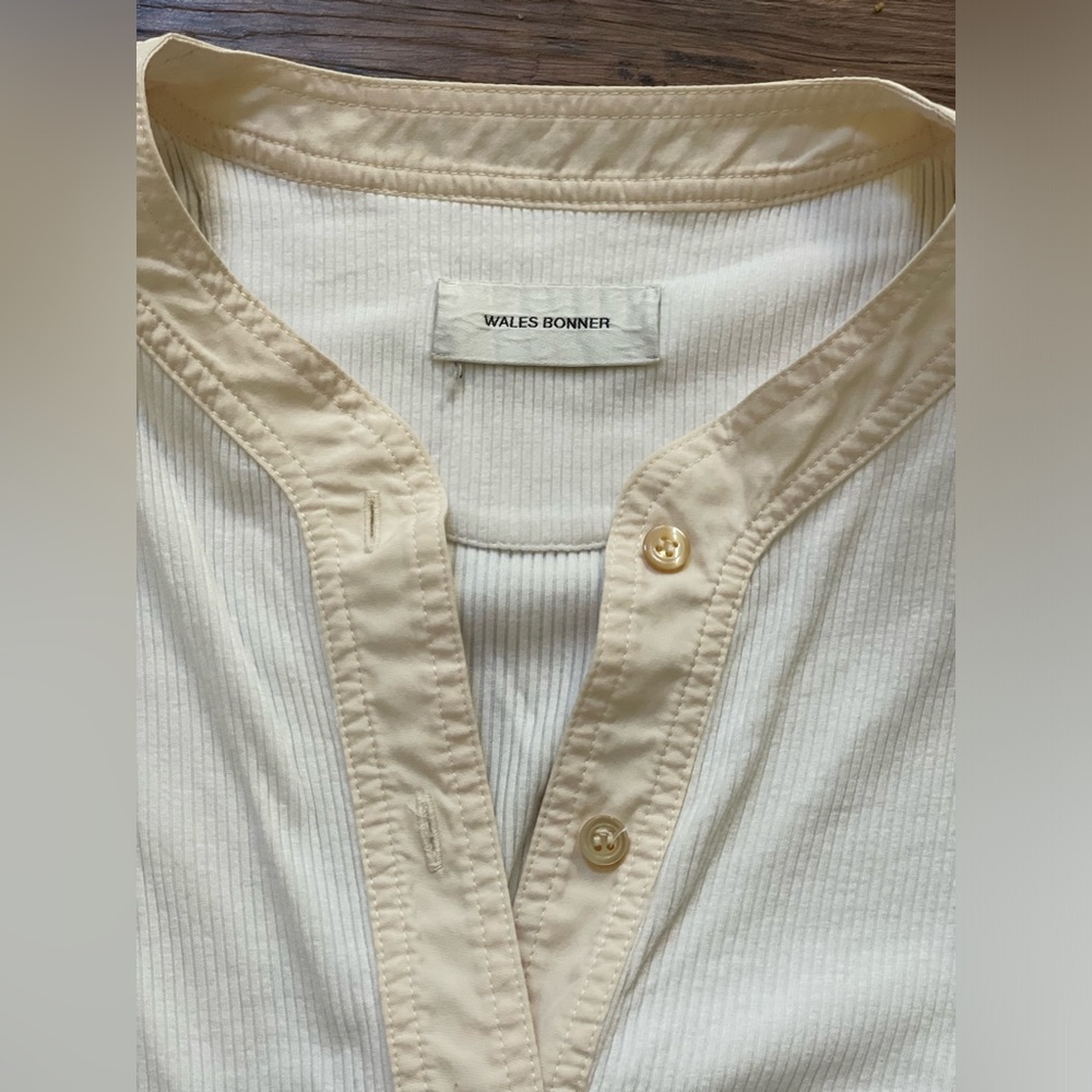 NWT Wales Bonner Eternal Rib Jersey Shirt Small S